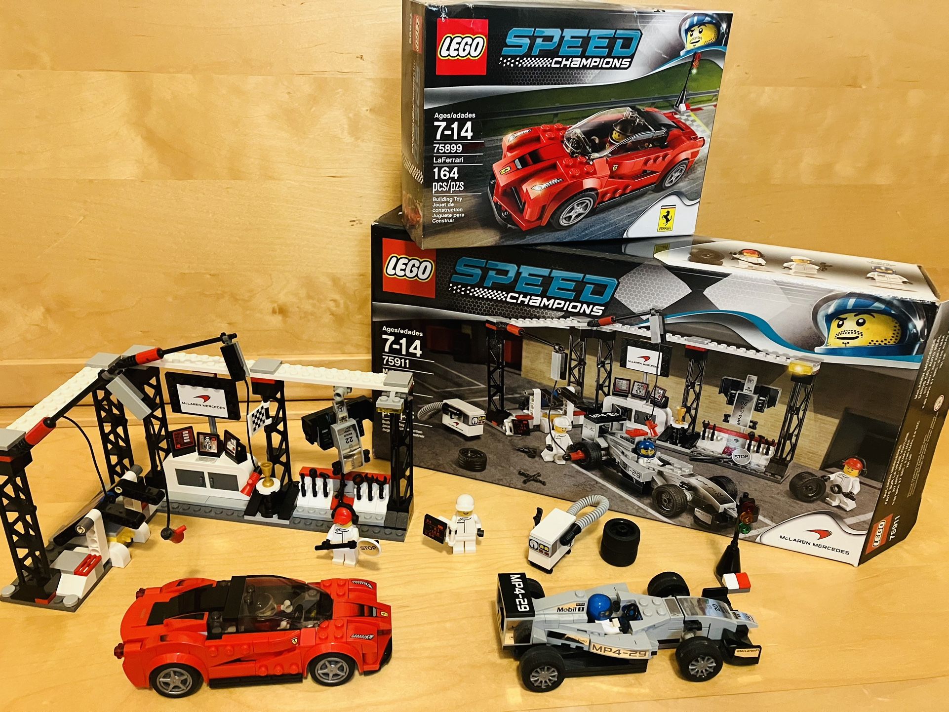 LEGO Ferrari AND McLaren