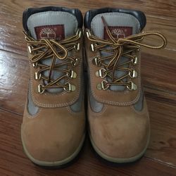 Timberland Leather Field Boots Boy's Youth Size 4