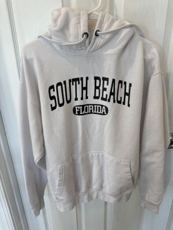 White South Beach Florida Hoodie
