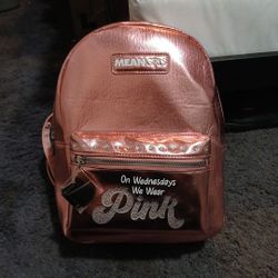 Mean Girls Pink Backpack Purse