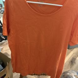 Orange Short Sleeved Shirt
