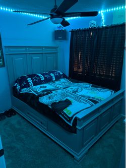 Bed and dresser