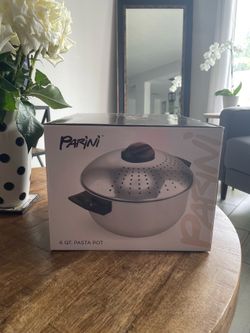PARINI 6qt. Stainless Steel Pasta Pot