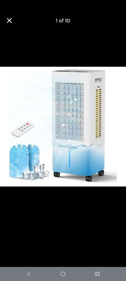 PNTCK Portable Air Conditioners, 3-IN-1 Swamp Cooler with 3 Fan Speeds, 4 Modes, 12H Timer, Remote