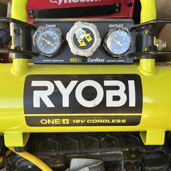 Ryobi cordless air compressor 1 gallon tool only!!!