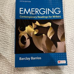 Emerging writing Barclay Barrios 