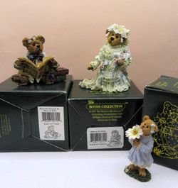 Boyds Bear – Dean Newbearger III, Bailey the Bride, Amy Bearybloom