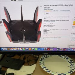 TP-Link Archer AX11000 Tri-Band Wifi 6 Router