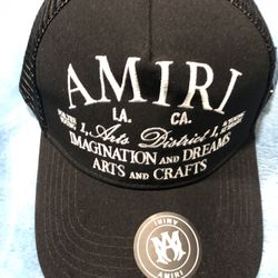 Black Amiri Hat