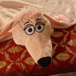 Nice Size Poodle Blanket For Snuggling Or Laying On Or For Crib Asking 8.00 Or Best Offer