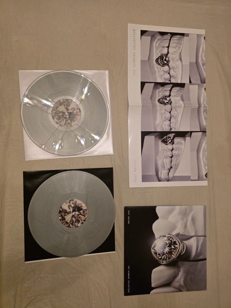 Post Malone - The Diamond Collection | Silver Colored Vinyl Album