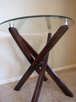 Modern Wood/Glass Table