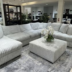 Chaise Sectional Sofa Loveseat 