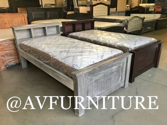 2 Twin Beds and 2 Mattresses ANY COLOR