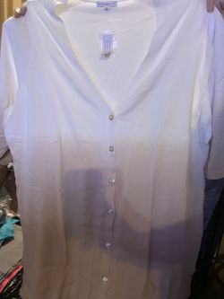 Isaac mizrahi ombre cardigan