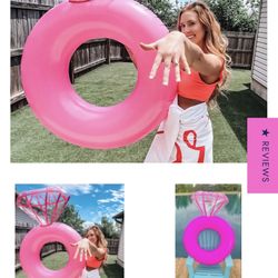 Giant Pink Engagement Ring Floaty 