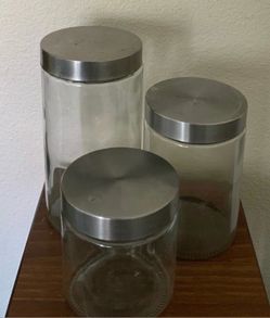 Glass jars
