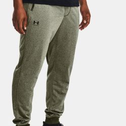 UA Men's OD Green Jogger Pants - Large 