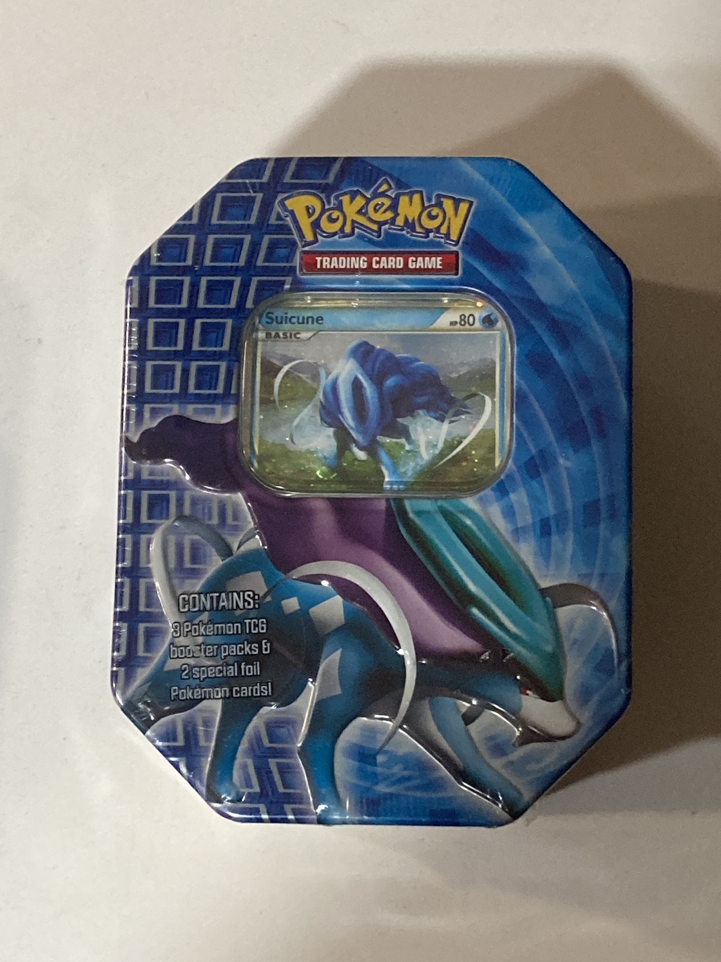 Pokemon Shiny Suicune Tin Sealed 2010