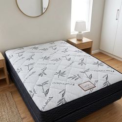 📣Multiple Black Bamboo Mattress & Box Sets 