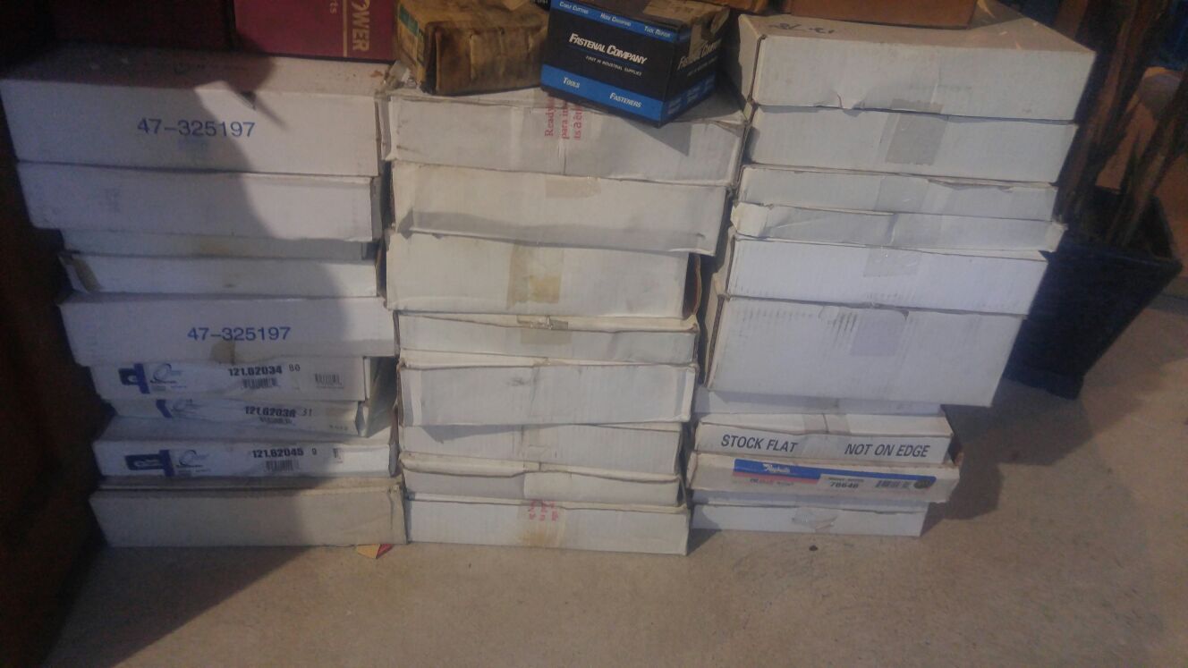 Auto parts sell off about 60 new brake rotors i wanna sell the whole lot