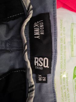 London Skinny RSQ Size 28/30 Boys Pants