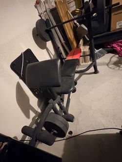 Adjustable Weight Bench with Leg Extension