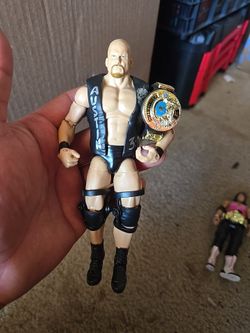 2011 WWE Stone Cold Steve Austin Elite Legends 1 Mattel Wrestling Action Figure.