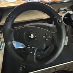 Gaming Steering Wheel And Pedals