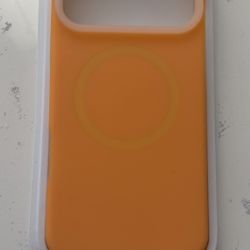 Shockproof Macaron Orange Color Series Features for 17 pro max case