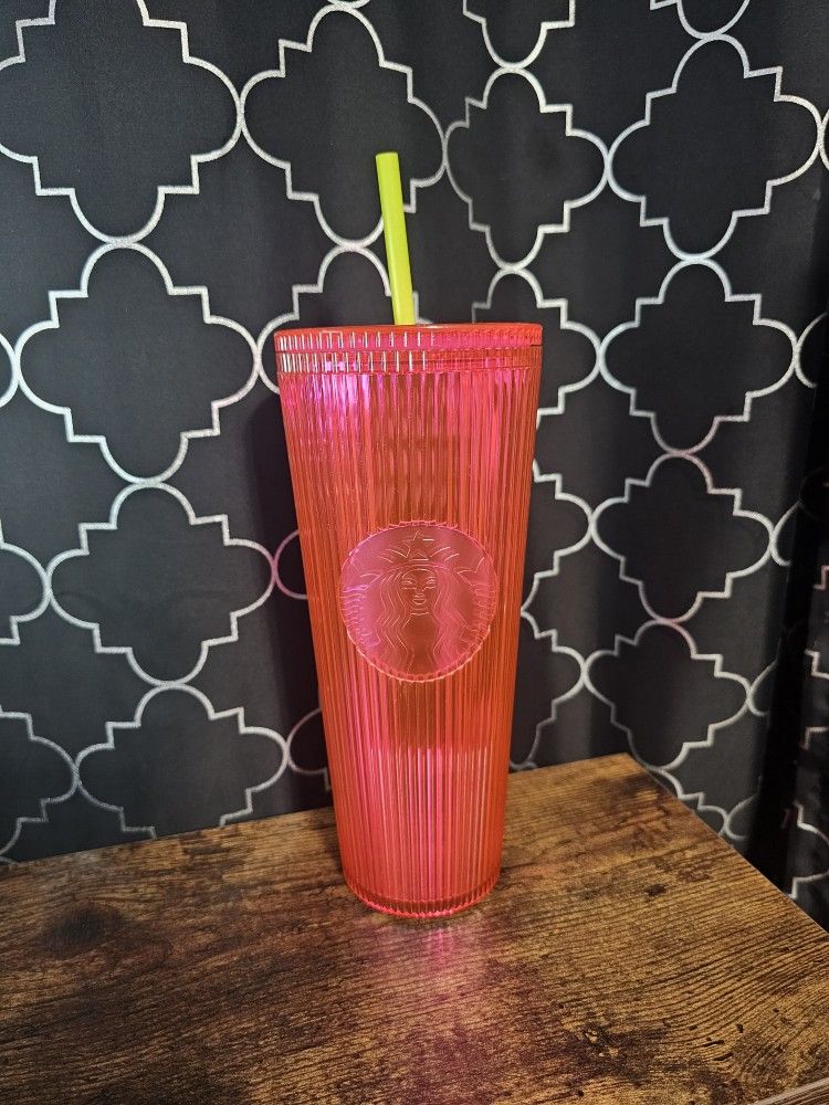 Starbucks Neon Pink Summer Venti Cup