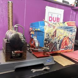 German Vintage - Steam Machine, Wilesco D6 with original box