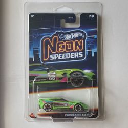 Hot Wheels Corvette C7 Z06 Neon Speeders Green 2024