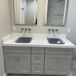 High End Bathroom Sinks. New In Box