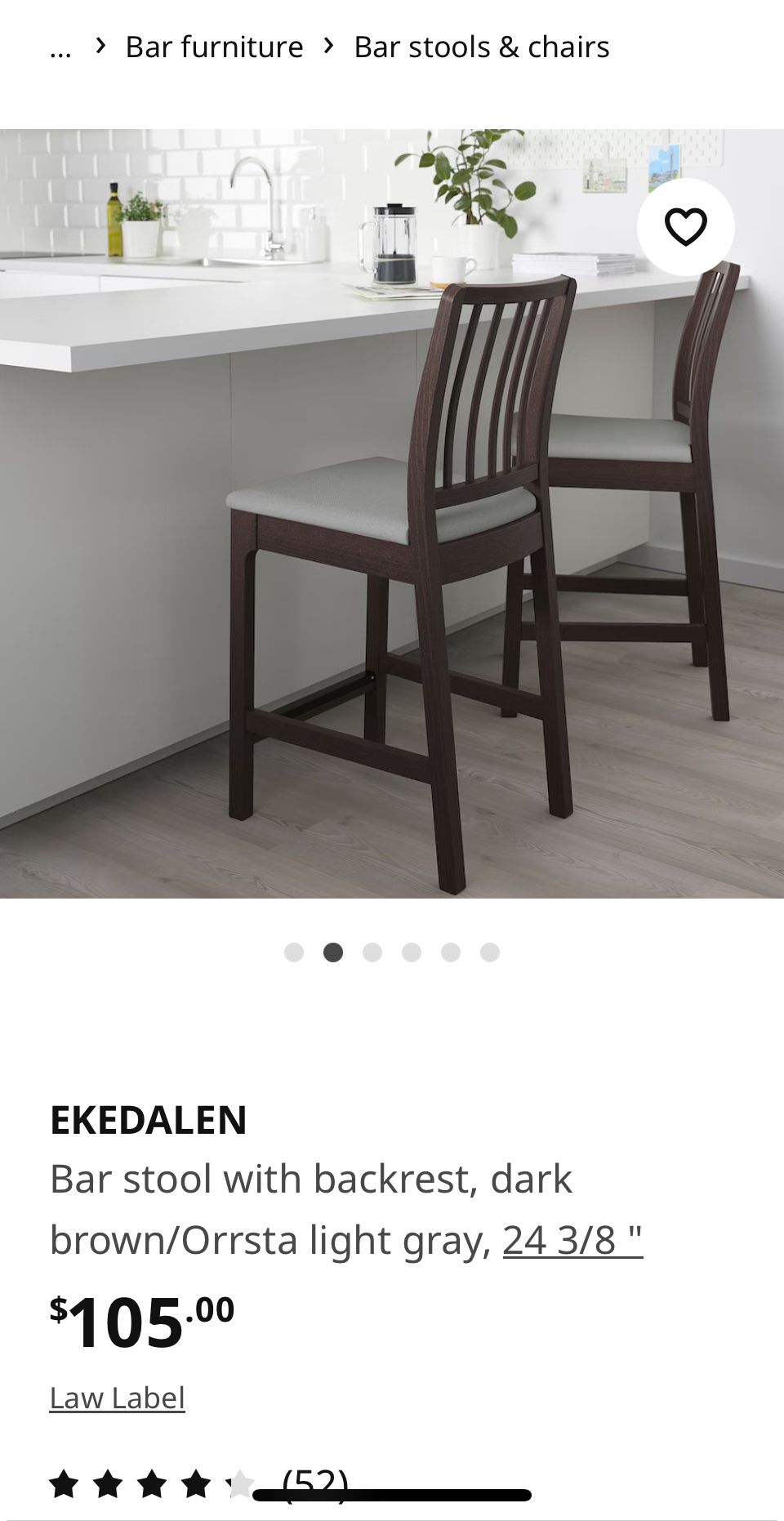 Barely Used IKEA Bar Stools