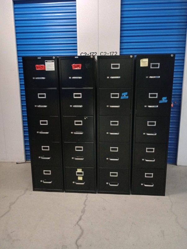 Vertical Metal File Cabinet With Key $100 Each