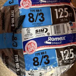 New Romex 8/3