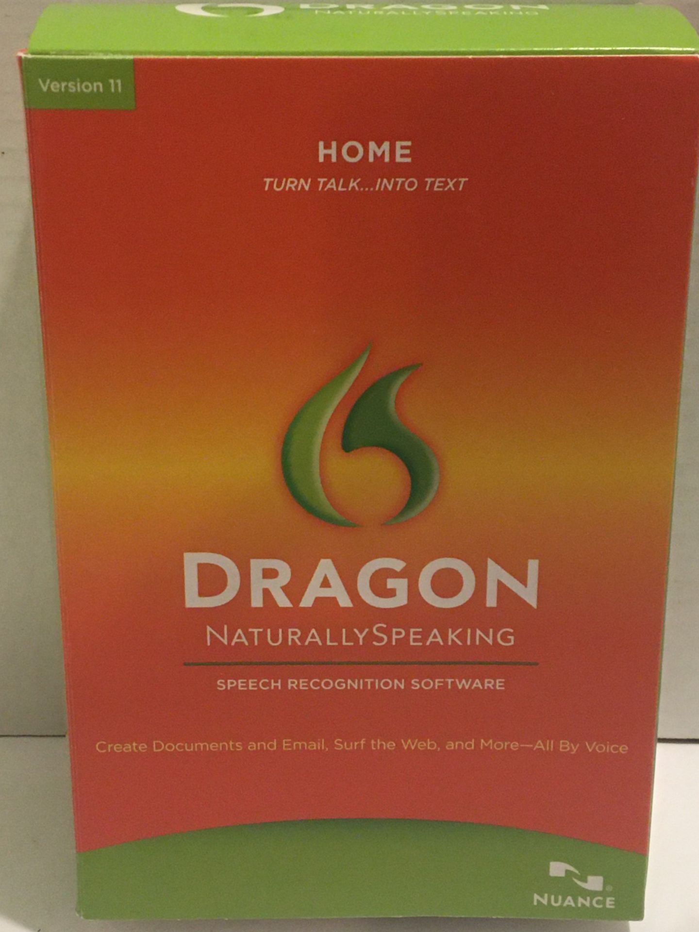 Dragon Natural Speaking Home Version 11