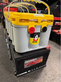 Optima Yellow AGM Side Post, Top Post Battery Group Size 34/78 - YEL34/78  Group Size (BCI): 34/78; Cold Cranking Amps (CCA): 750 CCA; Cranking Amps (
