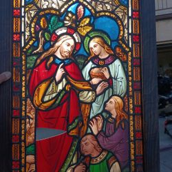 Antique Stained Glass Window 