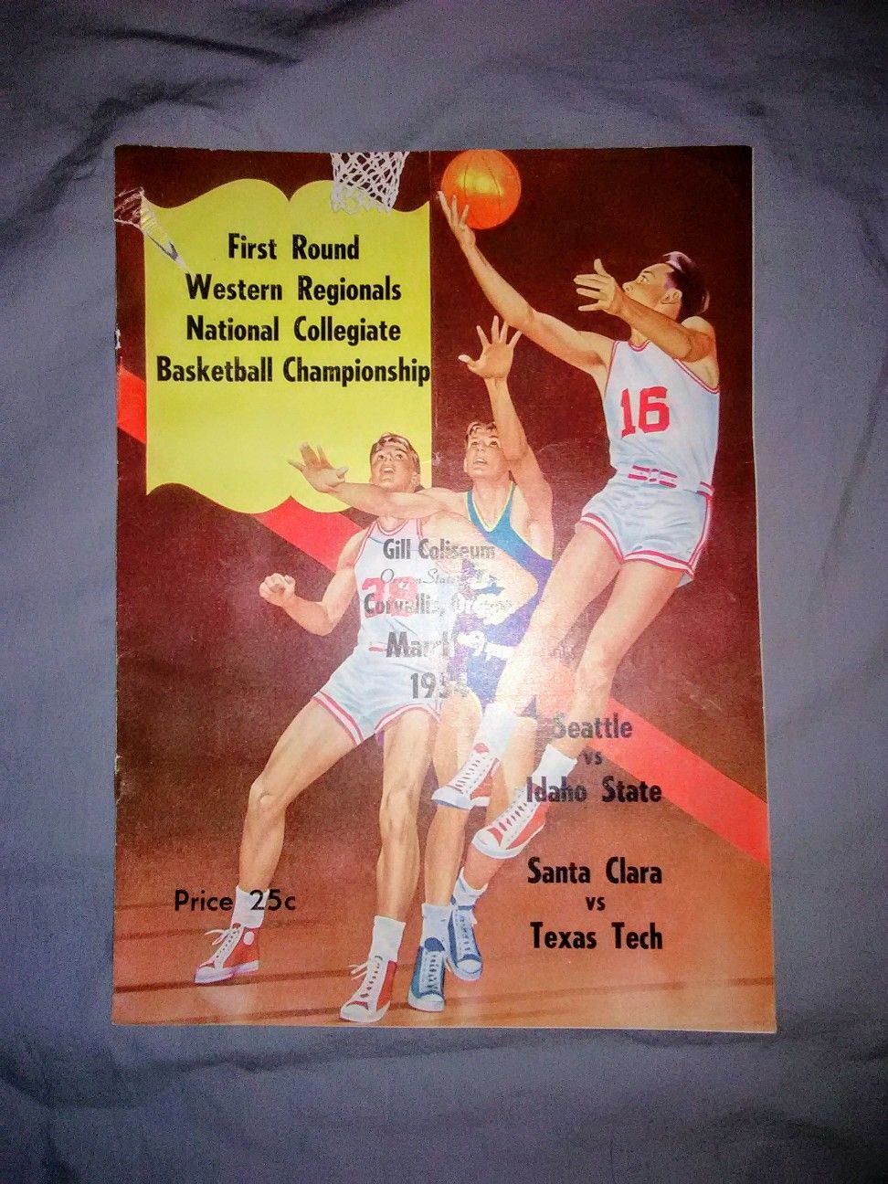 1954 NCAA basketball west regional program