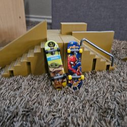 Tech Deck Skate Park & Two Skate Boards