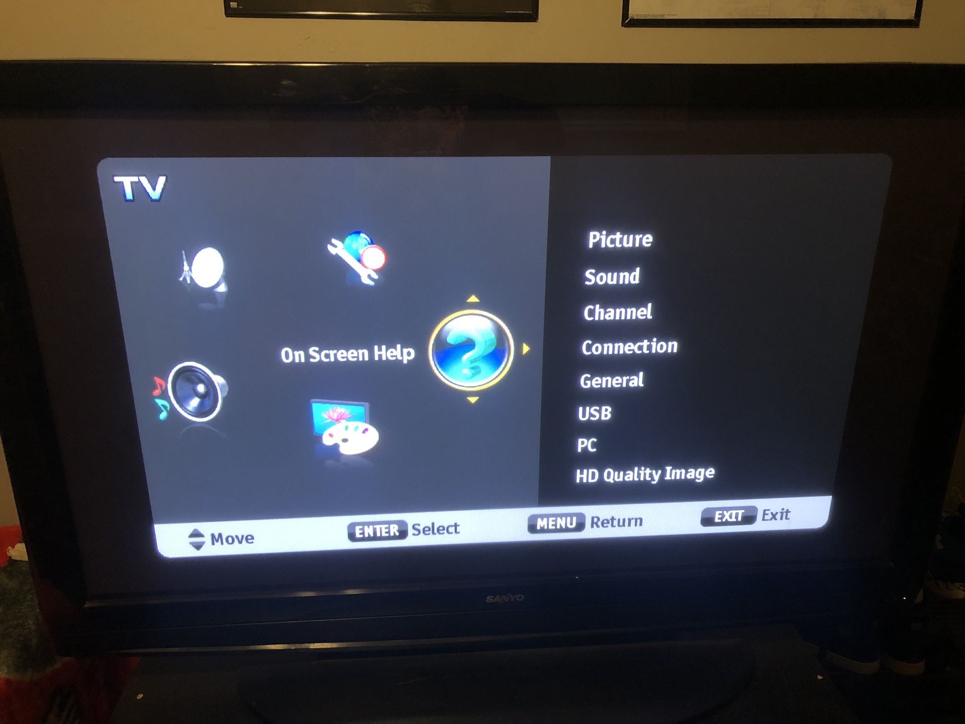 2009 Sanyo 50 Inch Tv