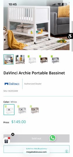 Portable bassinet