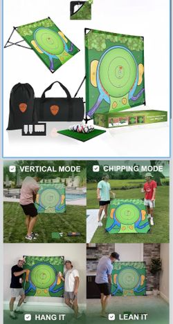 Battle Golf Chipping Game - The Original Portable Golf Game for Chipping Practice for Dads and Junior Golfers - Indoor and Outdoor Size 4.5' x 4.5' N