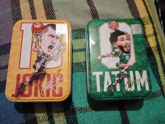 NBA Basketball Collectible Metal Tins