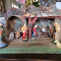 1950"s NATIVITY SET