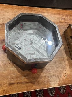Vintage concentration maze marble