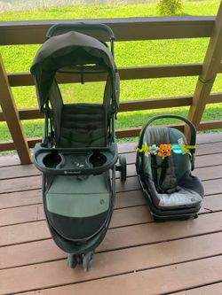 BABY TREND STROLLER AND CAR SEAT