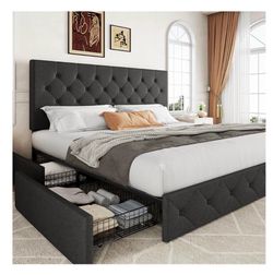 King size bed frame